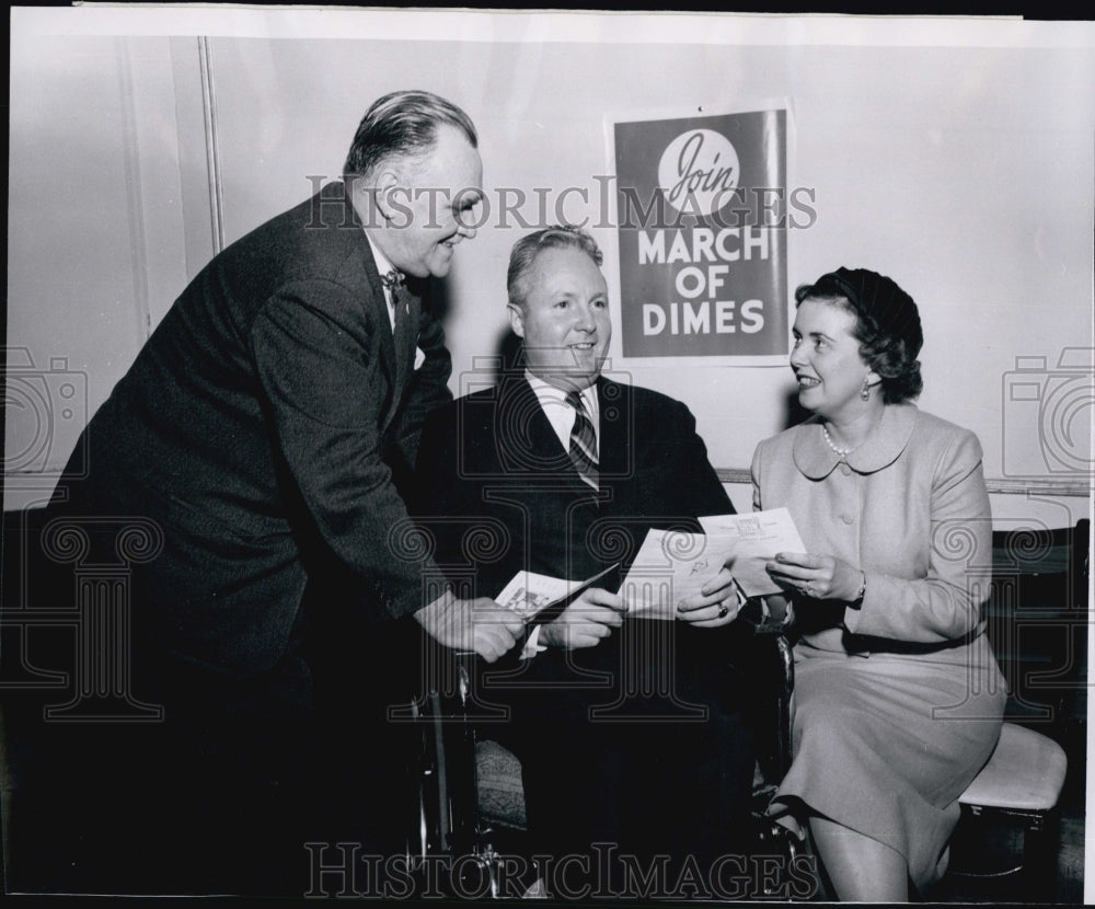 1958 Suffolk County Probate John Collins Wife Mary March Of Dimes-Historic Images