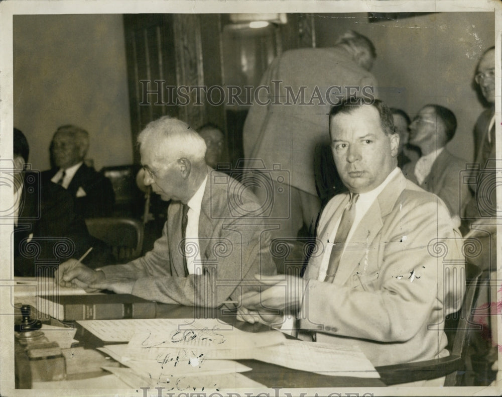 1936 Charles McGlue, Politician at State House-Historic Images