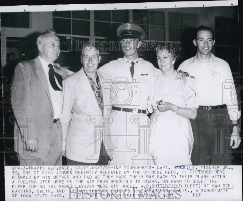 1955 Harold Fischer,  Jr. Former POW With Butterfield, Schenck-Historic Images