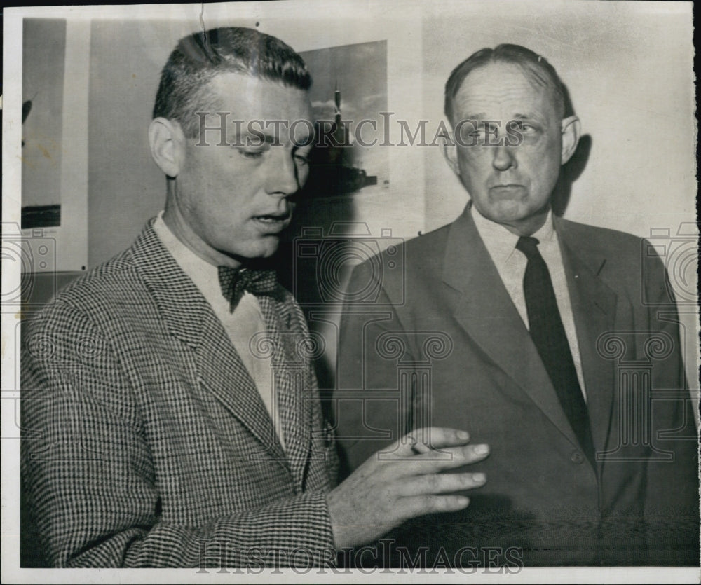 1957 J Paul Walsh Deputy Director of Vanguard &amp; Chief Schooley-Historic Images