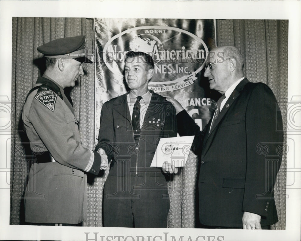 1958 Truck Driver George r. Bossert,awarded a citation.-Historic Images