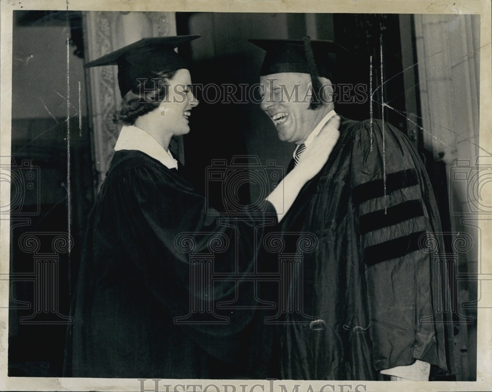 1959 Neil H McElroy with Daughter Barbara (Mrs David Dimling)-Historic Images