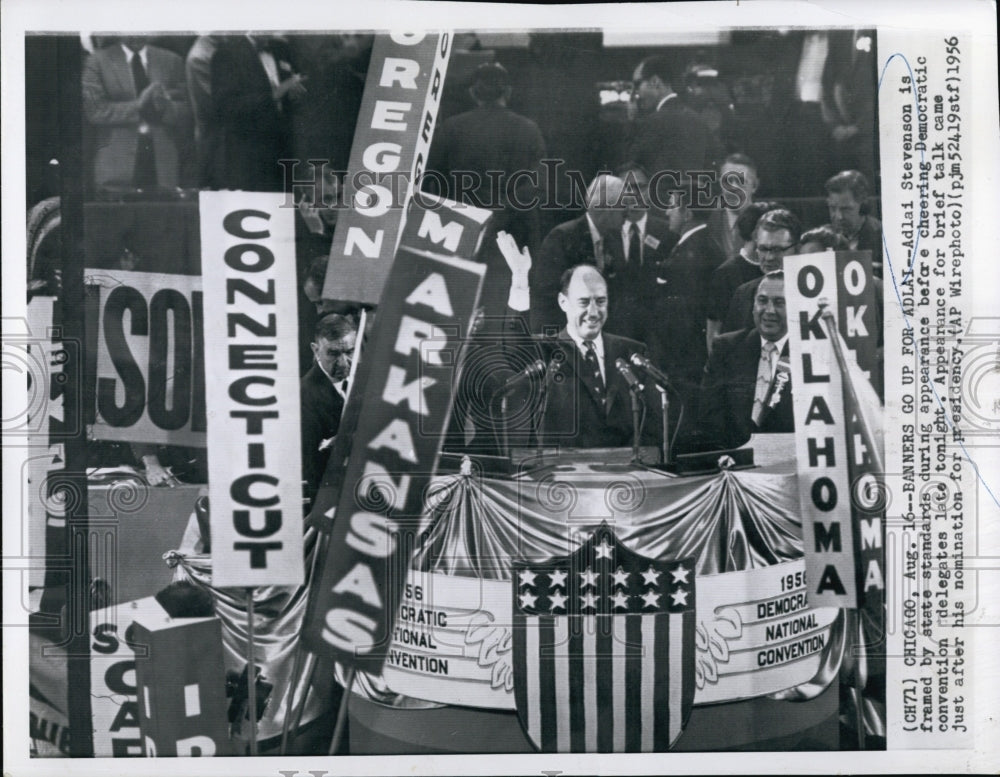 1956 Democratic Presidential Nominee Adlai Stevenson Convention-Historic Images