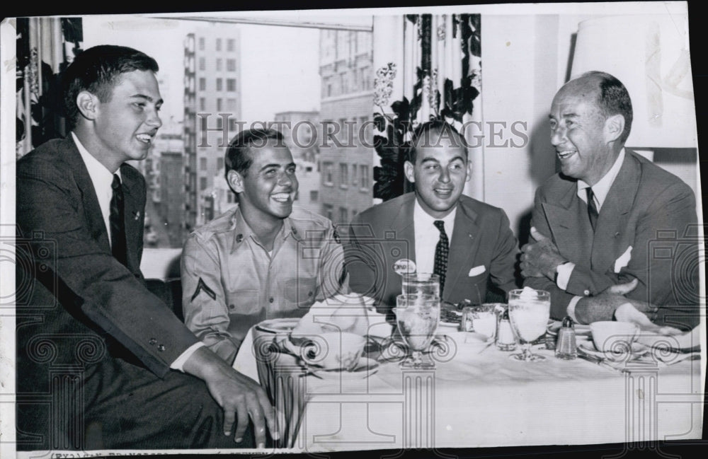1956 Democratic Presidential Nominee Adlai Stevenson Three Sons-Historic Images