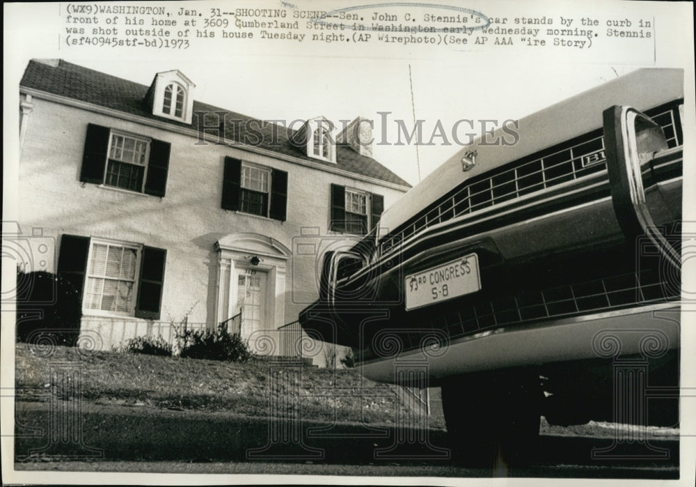 1973 John Stennis, Politician at Home-Historic Images