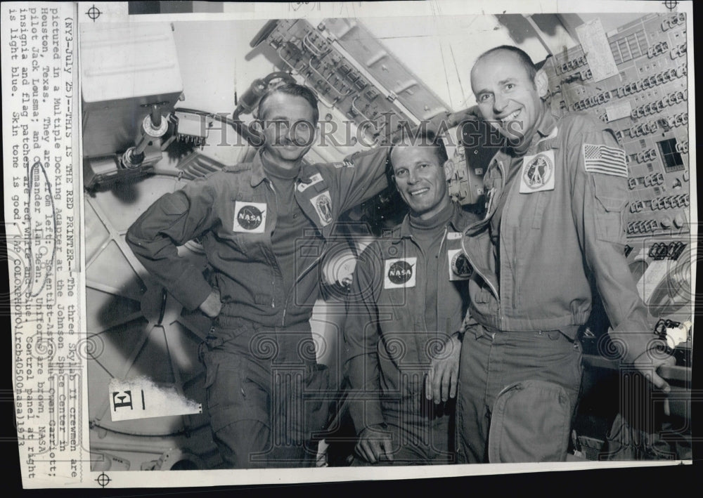 1973 Owen Carriott, Jack Lousma, Alan Bean, Astronauts-Historic Images