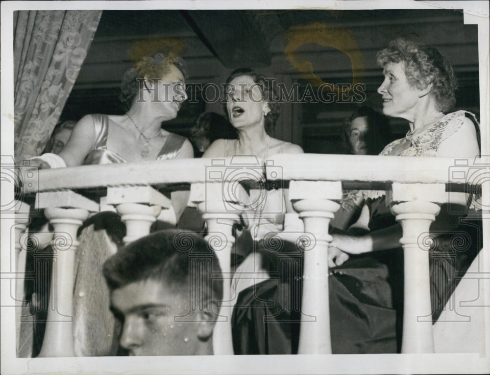 1953 Mrs Carleton Pike Mrs. T Jefferson Coolidge Mrs Sattonstall-Historic Images