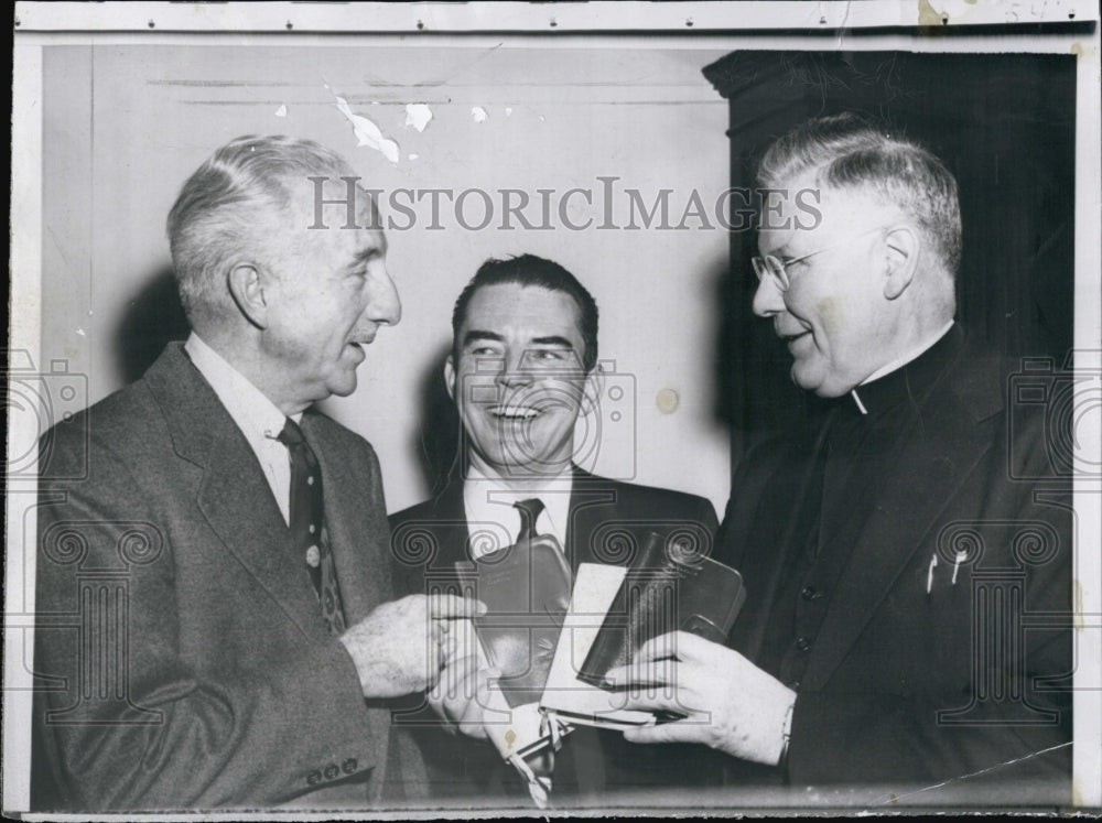 1956 Pres Eisenhower Wilton Persons  Deputy Asst to Pres John Byrnes-Historic Images