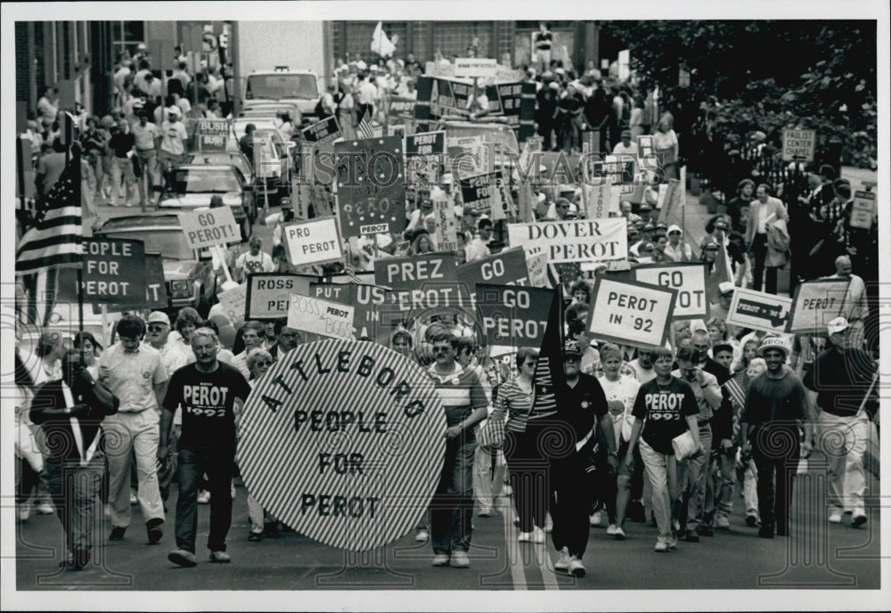 1992 Perot Rally in Boston-Historic Images