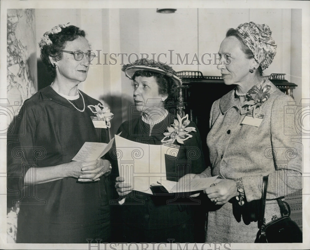 1958 Annual Meeting of women's Auxiliary to  Mass Medical Society.-Historic Images