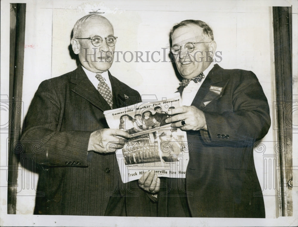 1945 Councilmen Hyman Pill Michael Sullivan Plan E Election Victory-Historic Images