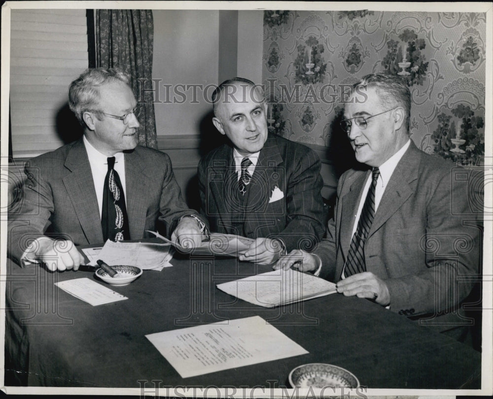 1949 The Erie Society of Bsston, Joseph Gannon,Martin A.O&#39;Malley.-Historic Images