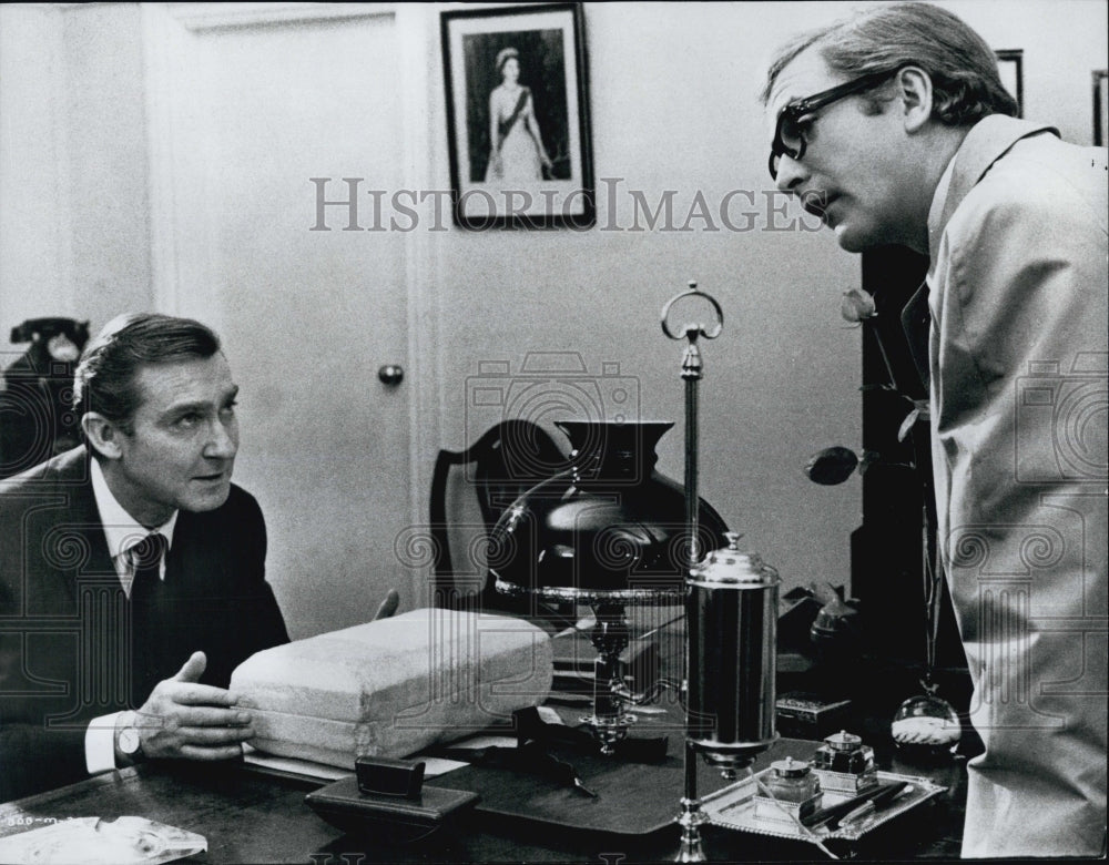 1968 Michael Caine and Guy Doleman in &quot;Billion Dollar Brain&quot;.-Historic Images