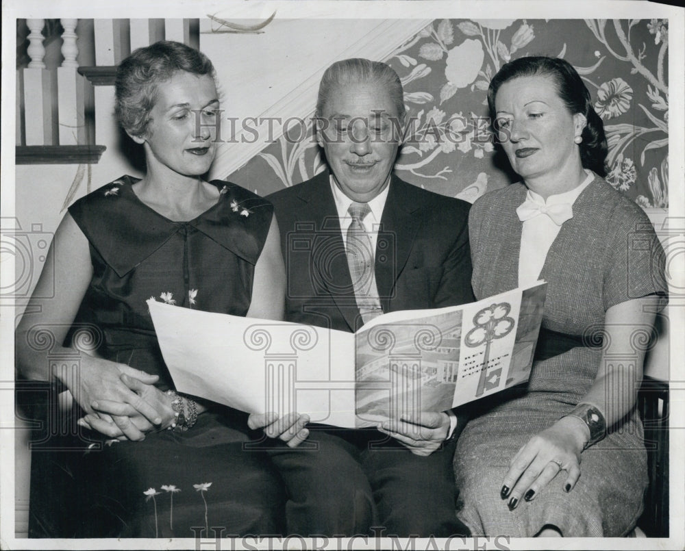 1957 Mrs Charles Donovan Leo Horrigan  Louis Wlute Trinity LIbrary-Historic Images