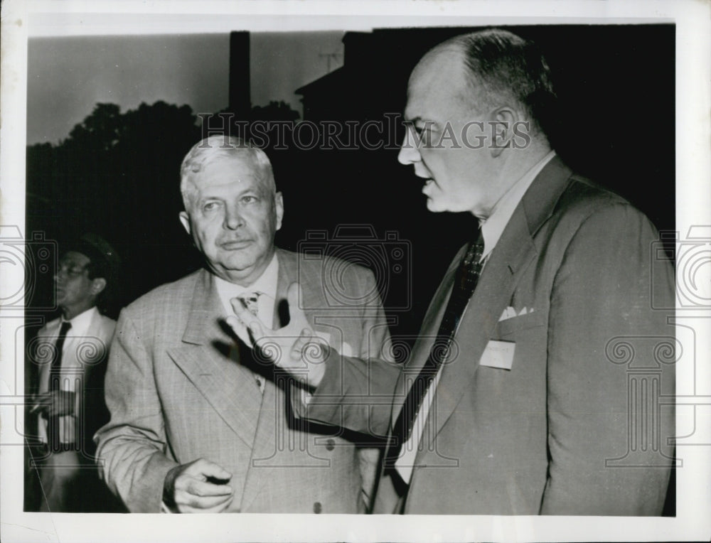 1953 Mutual Security Administration Harold Stassen Charles Wilson-Historic Images