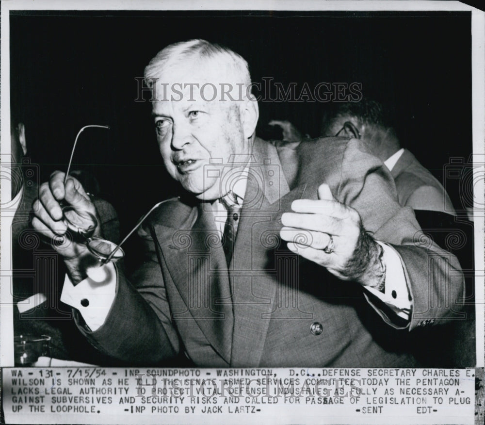1954 Defense Secretary Charles E Wilson-Historic Images