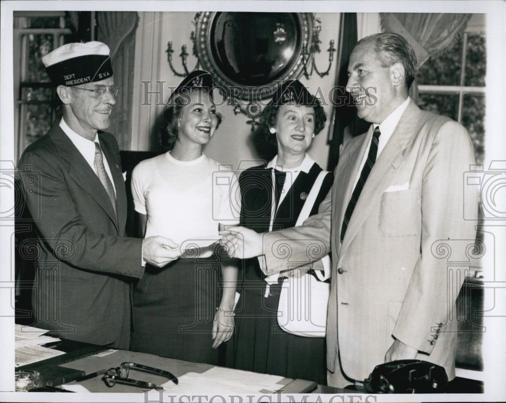 1951 Joseph Sharkey Convention of Vets of America & Miss See Bee-Historic Images