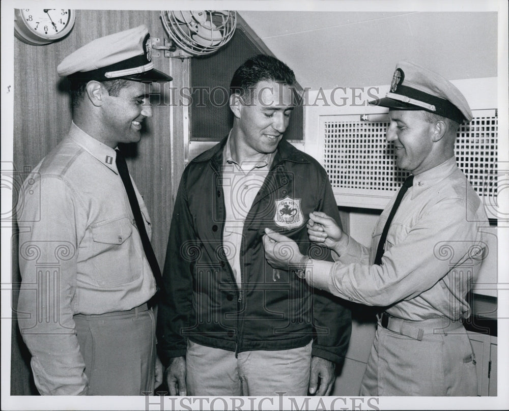 1957 Charles Gilbert, Robert Kaufman, Harry Heneberger of the Navy-Historic Images