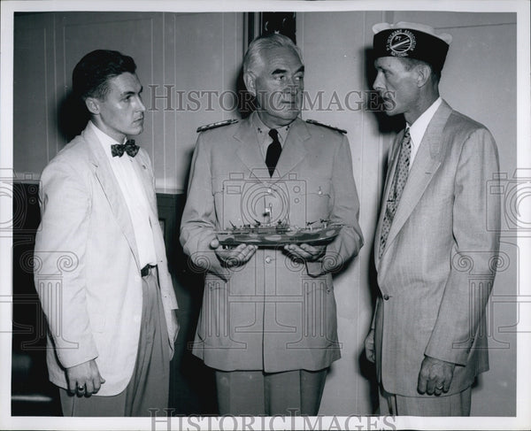 1952 Joseph O'Brien, Rear Admiral John McCrea, Bob Spofford - Historic ...