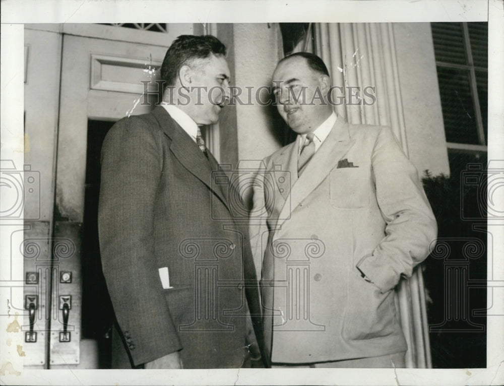 1940 Congressman John McCormack Delegate Dem Convention & Wm Burke-Historic Images