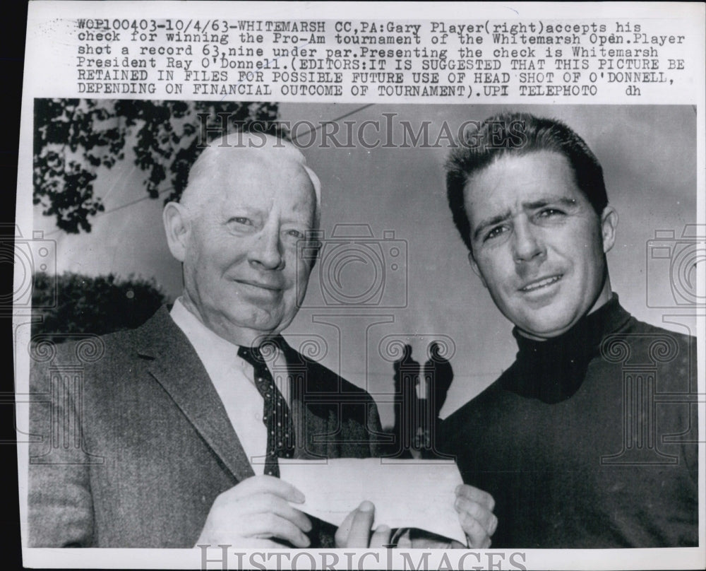 1963 Gary Player wins Pro-Am Tournament of Whitemarsh Open-Historic Images