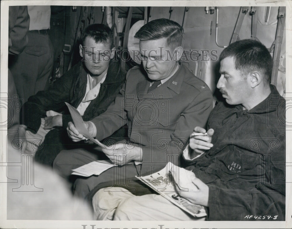 1953 Colonel Jesse K. Grace Flight Surgeon Of Korean Airlift-Historic Images