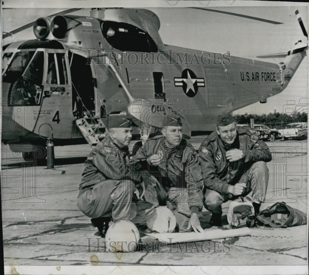 1963 3 Captains Scott III, Arthurs & Lehman Fly Record Trip-Historic Images