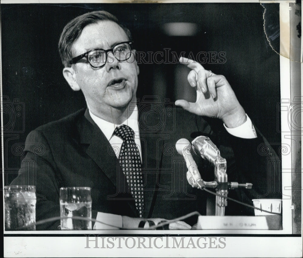 1971 Dr. Arthur M.Okun, Chairman of Council of Economic adviser.-Historic Images