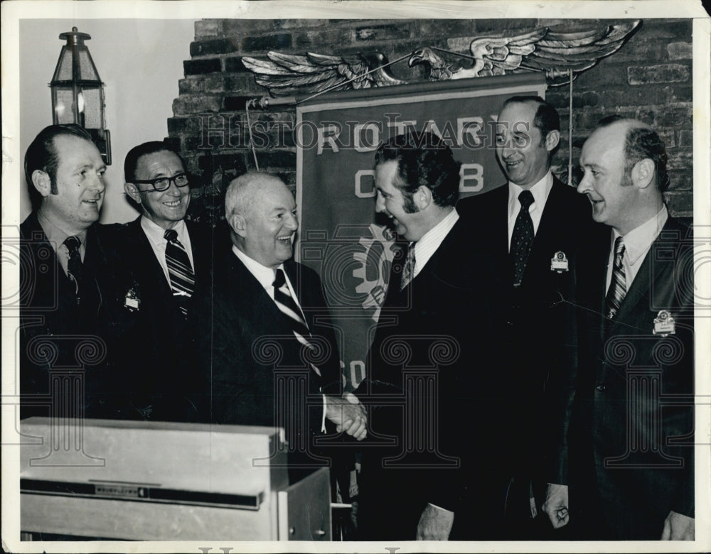 1972 Attty John Droney officers SomervilleRotary Club William Higham-Historic Images