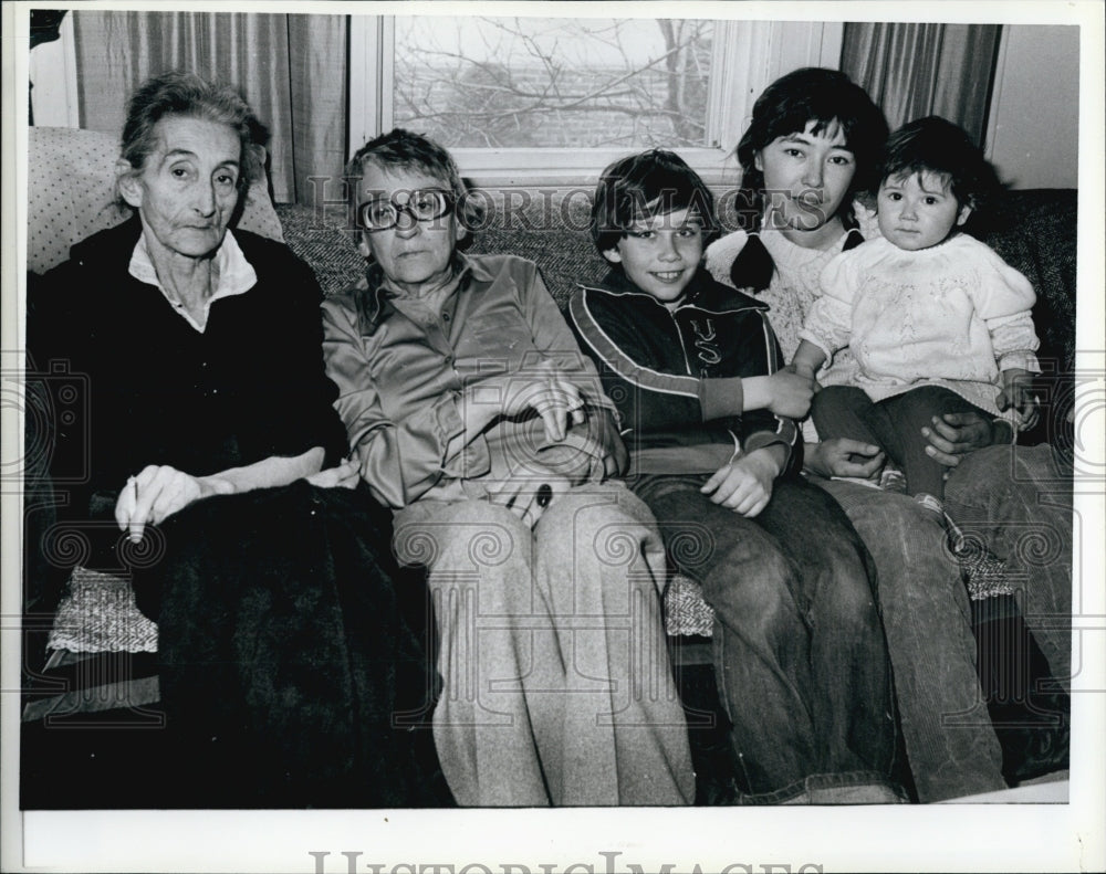 1984 Soviet Dissident Andrei Sakharov Family Friends-Historic Images