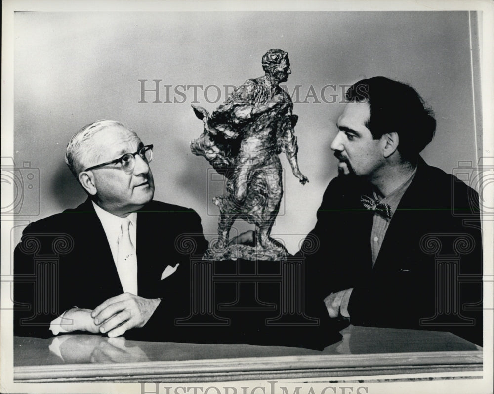 1958 Model for the 9 Ft Statue of Late Supreme Court Justice Brandei-Historic Images