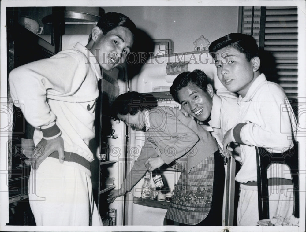 1959 Japan Runners Akira Hatsuku Nobuyoshi Sadanaga Takayuki Nakao-Historic Images