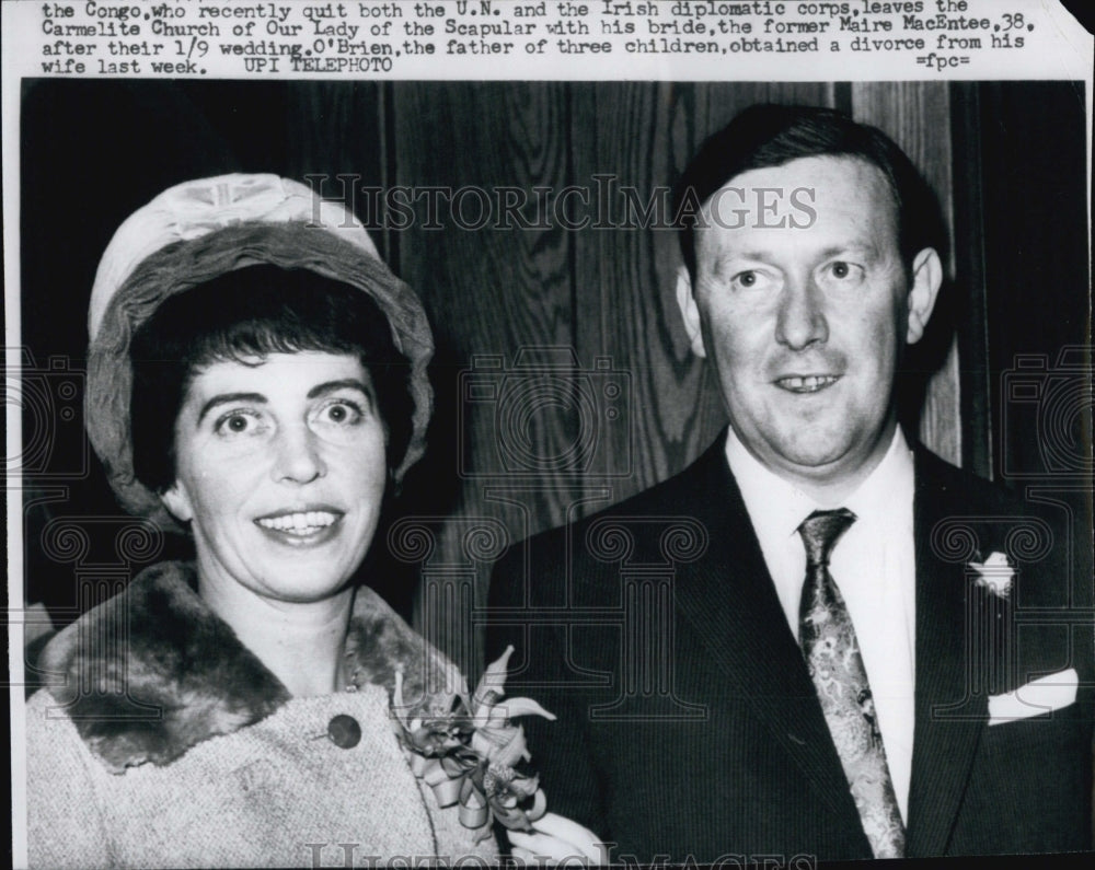 Cruise O'Brien, Irish Politician-Historic Images