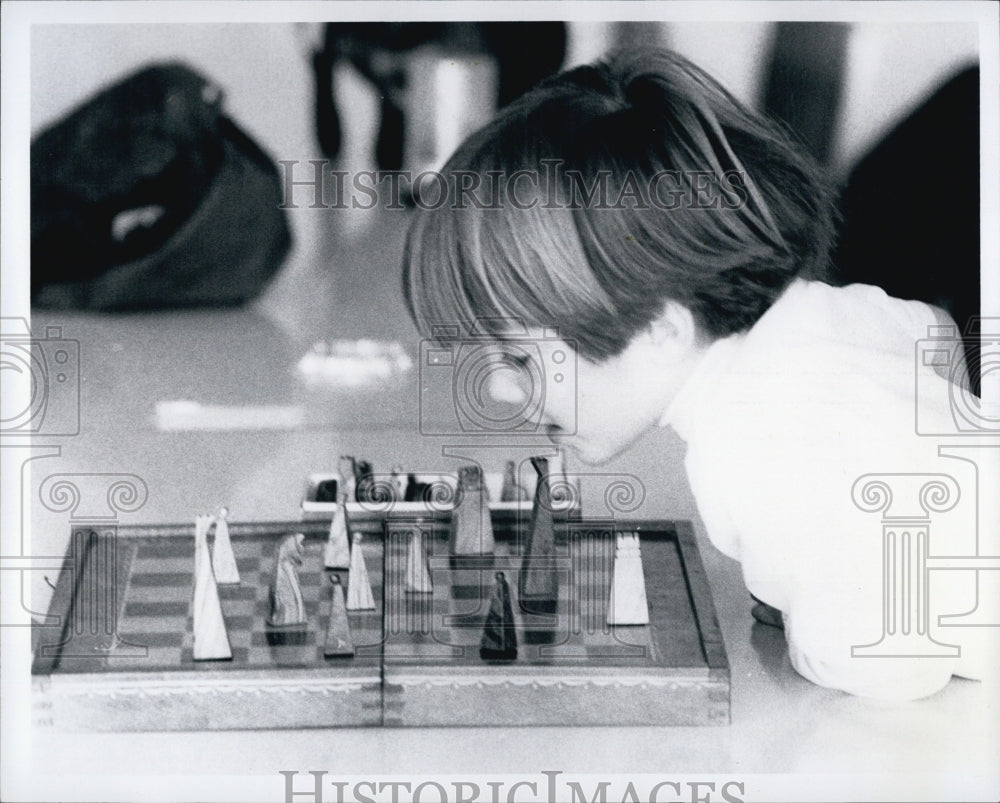 1974 young chess player Todd Duclos-Historic Images