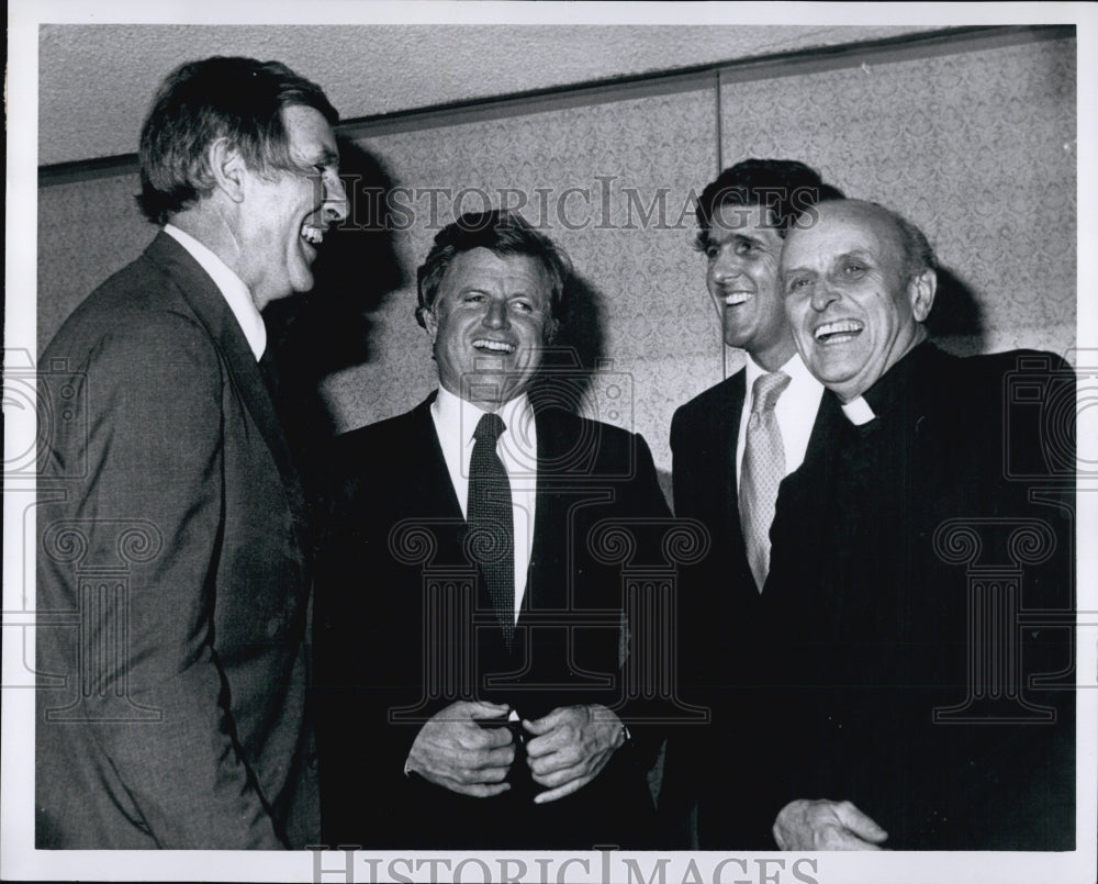 Senator Ted Kennedy and Rev. Robert Drinan-Historic Images