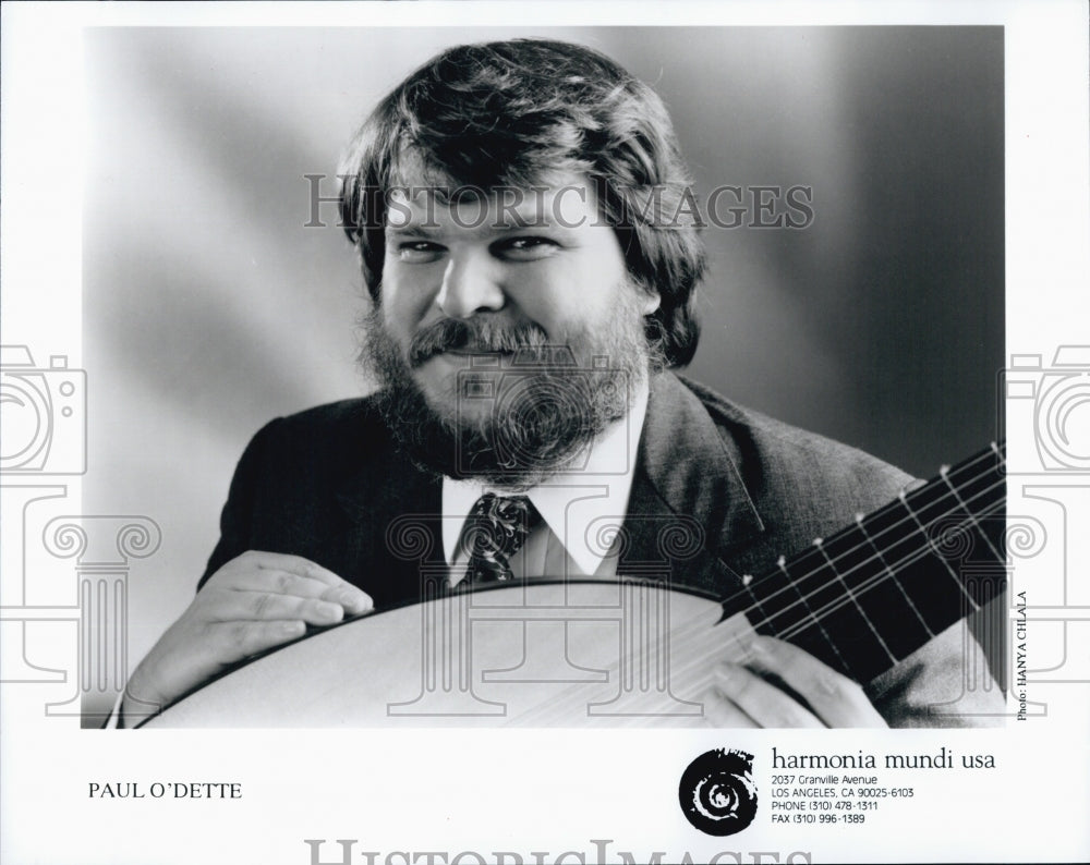 2001 Paul O&#39;Dette, American lutenist, conductor-Historic Images