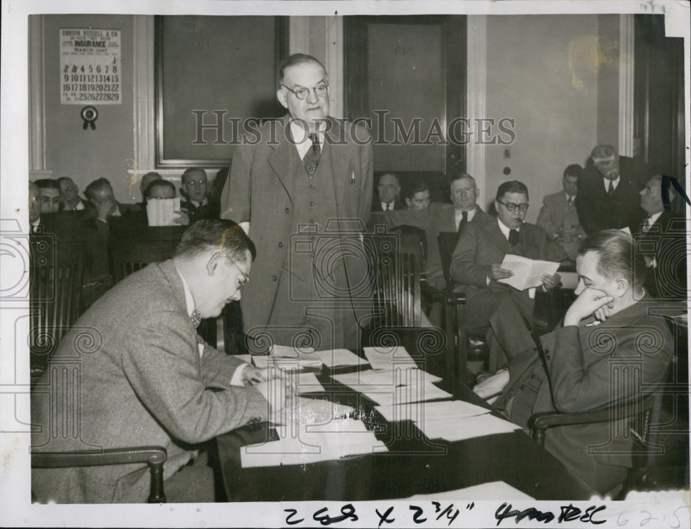 1947 Charles O'Donnell Pres. of Mass. Society for Old Age Pension-Historic Images