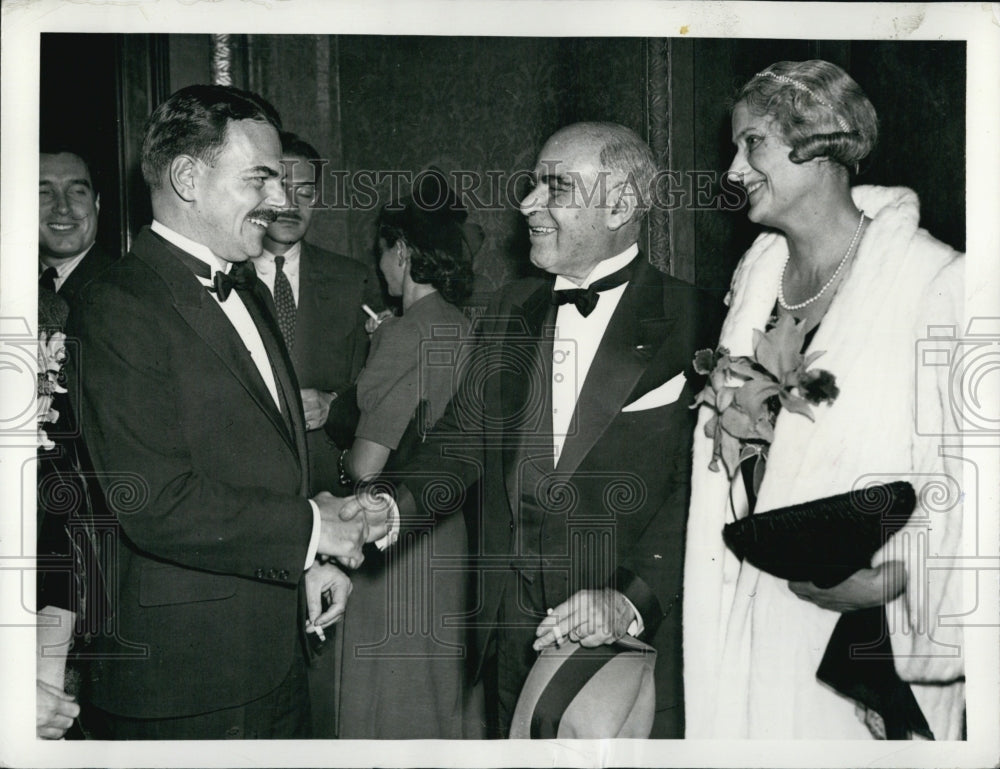 1938 Thomas E Dewey &amp; wife  &amp; Herbert H Lehman-Historic Images