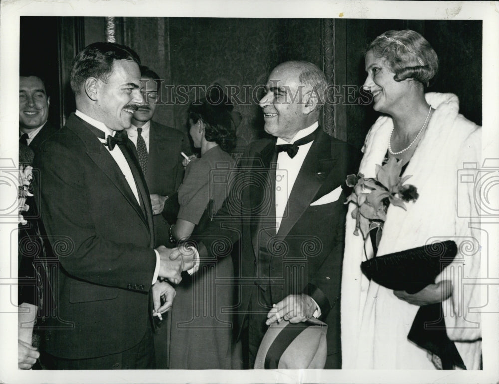 1938 Thomas E Dewey & wife  & Herbert H Lehman-Historic Images