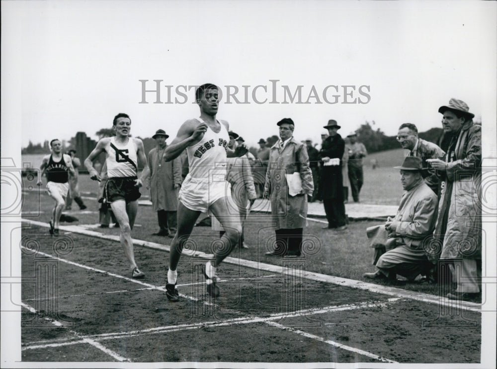 1953 Lewis Olive US Military Academy Winning 1 Mile Run at Randalls-Historic Images