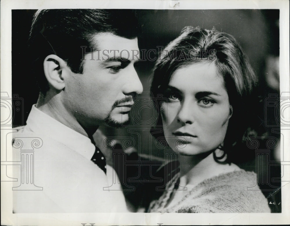 1960 Press Photo "The Cousins" Juliette Mayniel & Jean Claude Brialy-Historic Images
