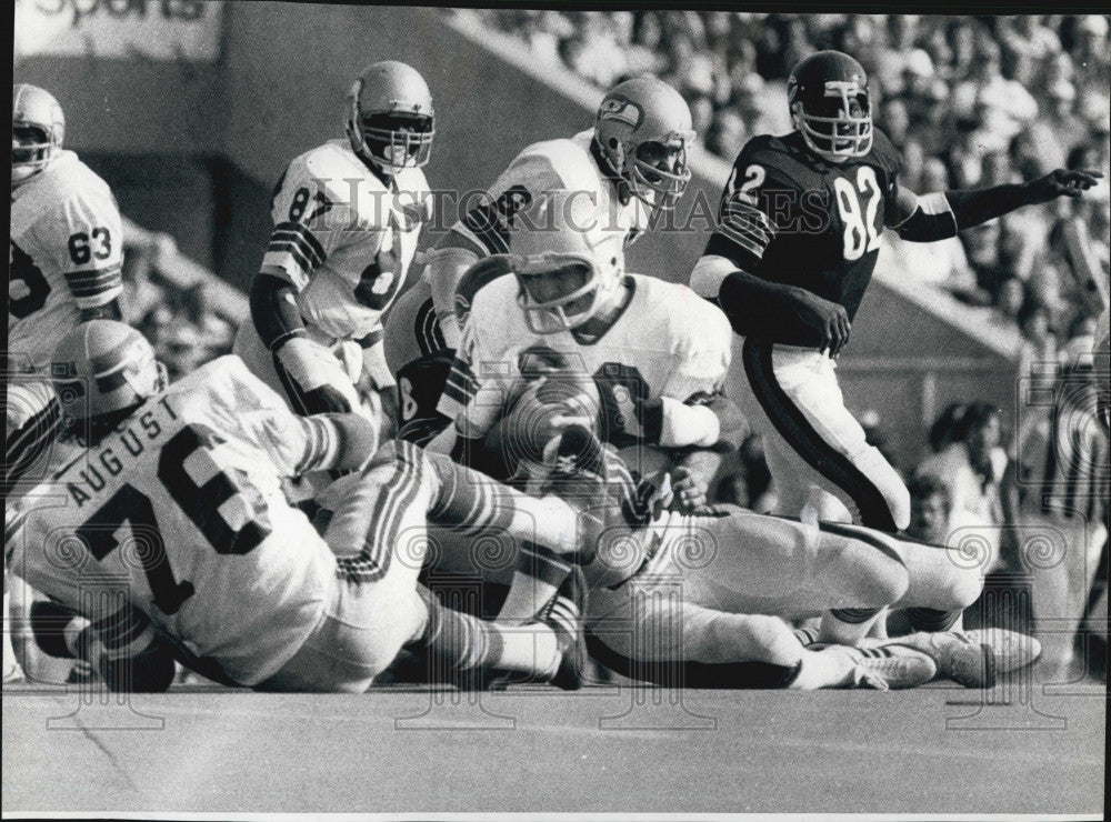 1978 Press Photo QB J Zehorn sacked by Bears Alan Page - Historic Images