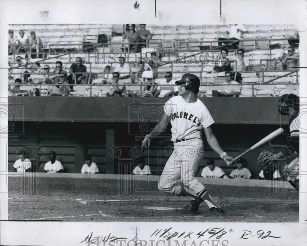 1971 Press Photo Louisville 1st baseman Jose Calero - Historic Images