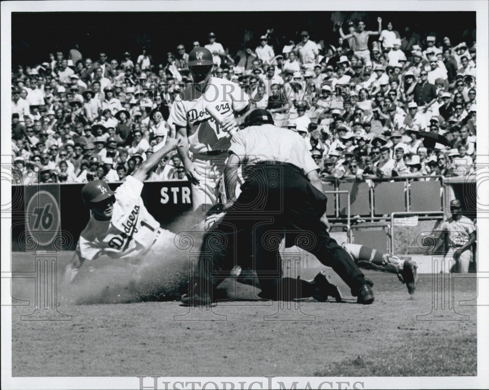 Press Photo Bill Grabarkewitz of LA Dodgers - Historic Images