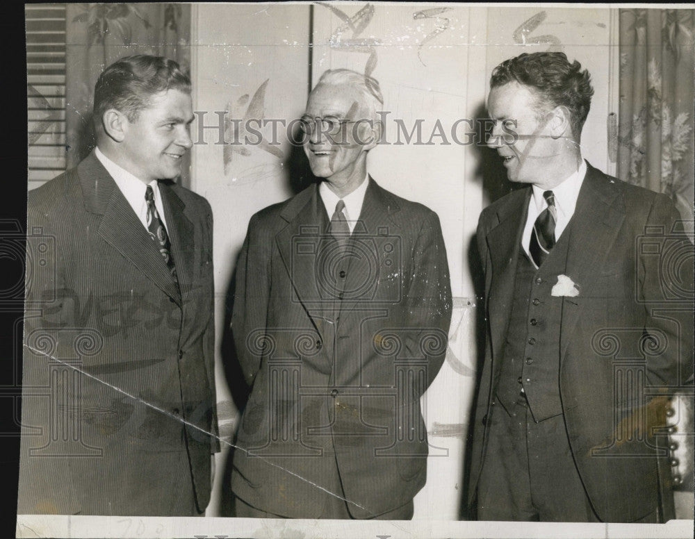 1949 Press Photo Henry Toczylowski Arlington High, Glen O&#39;Brien Salem High - Historic Images