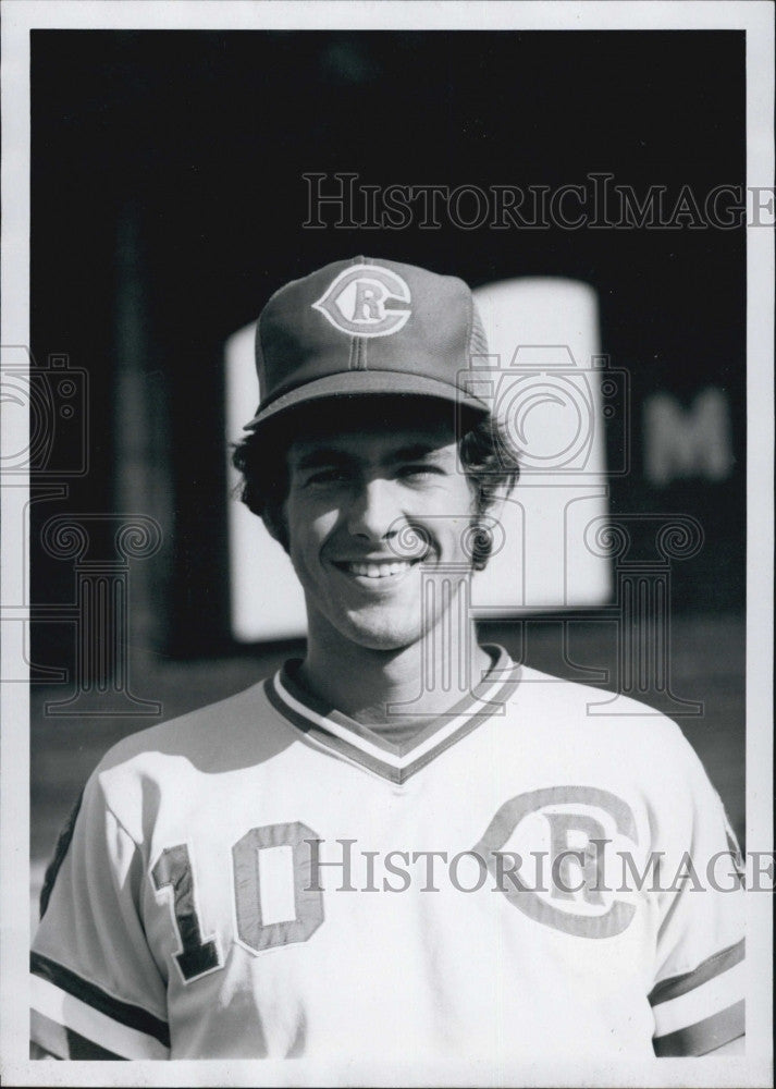 Press Photo James F. Daniels Jr., Professional Baseball Player. - Historic Images