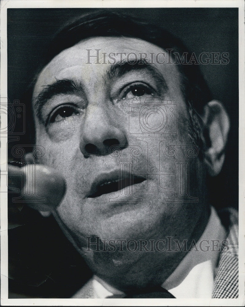 1973 Press Photo Howard Cosell - Historic Images