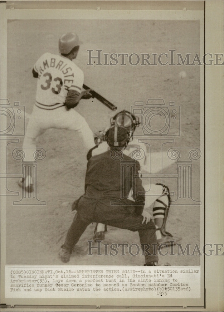 1975 Press Photo Ed Armbrister - Historic Images