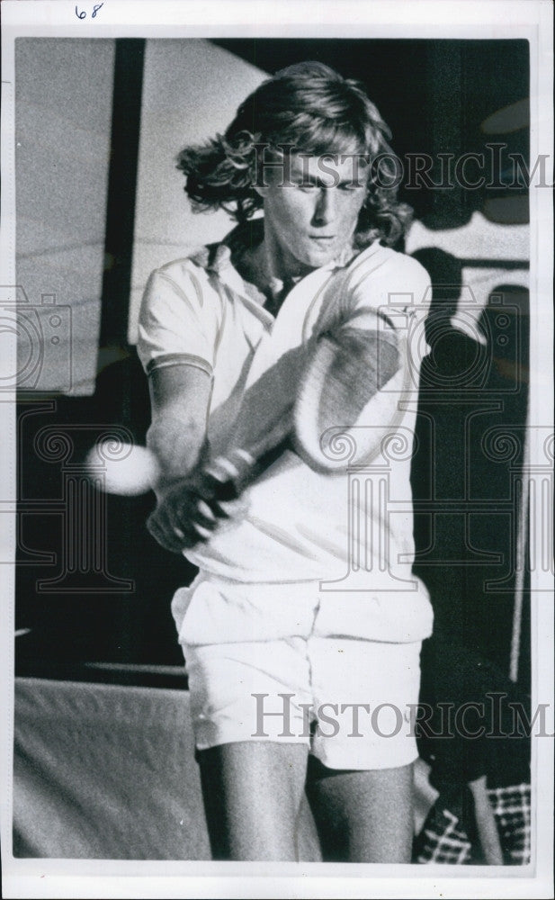 1974 Press Photo Bjorn Borg  former world no. 1 tennis player from Sweden. - Historic Images