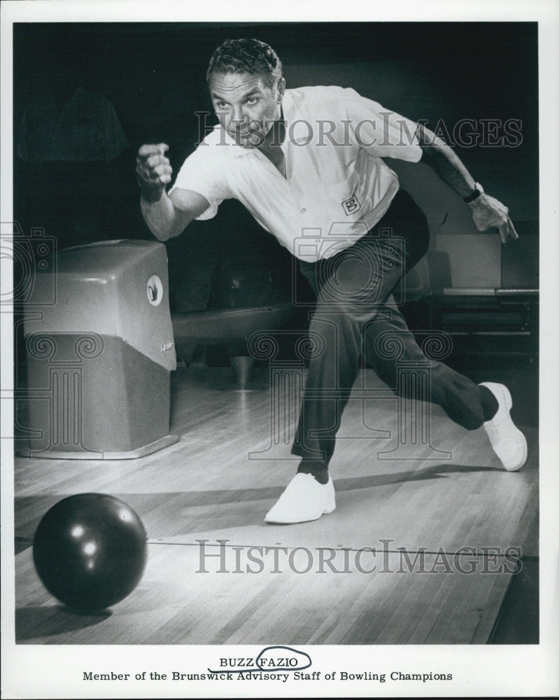 1973 Press Photo Buzz Fazio Brunswick Bowling Champion. - Historic Images